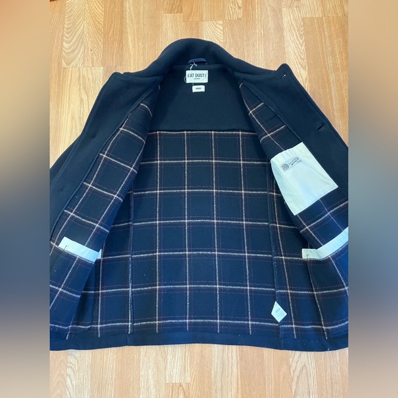 Eat dust Navy Button-Up Jacket. - Picture 3 of 10